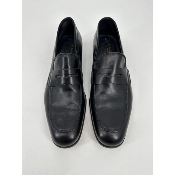 To Boot New York Loaffers Penny Leather Black Italy Portofino Men Sz 9 N22